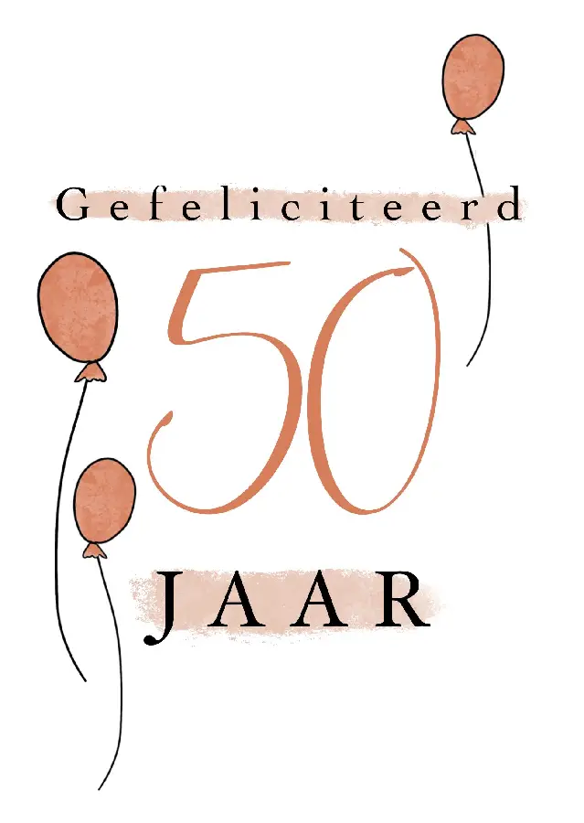 Gefeliciteerd 50 jaar