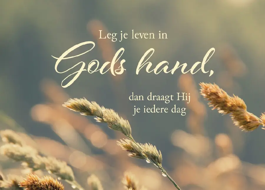 Zij die alles in Gods hand leggen