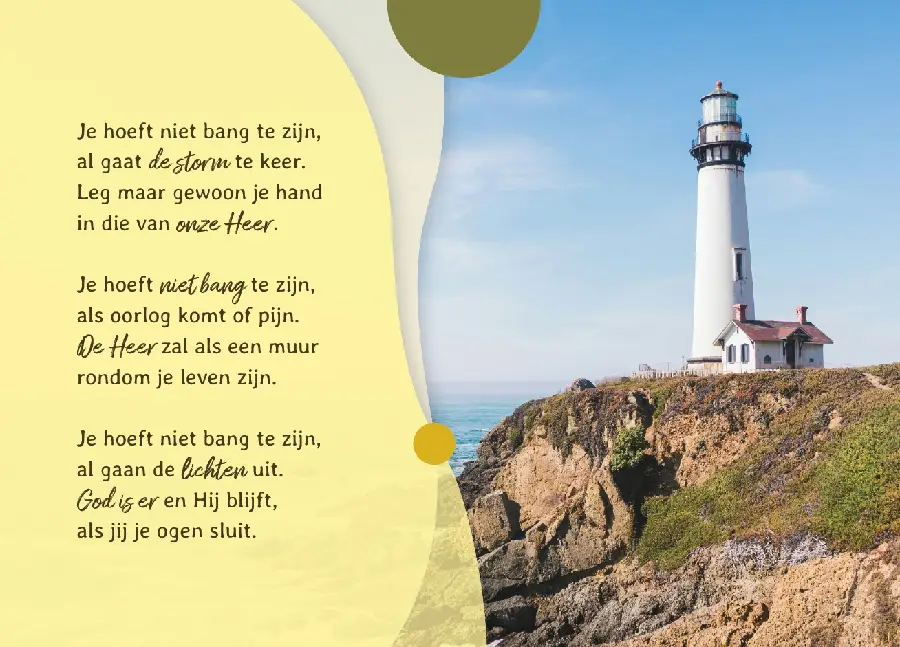 Je hoeft niet bang te zijn