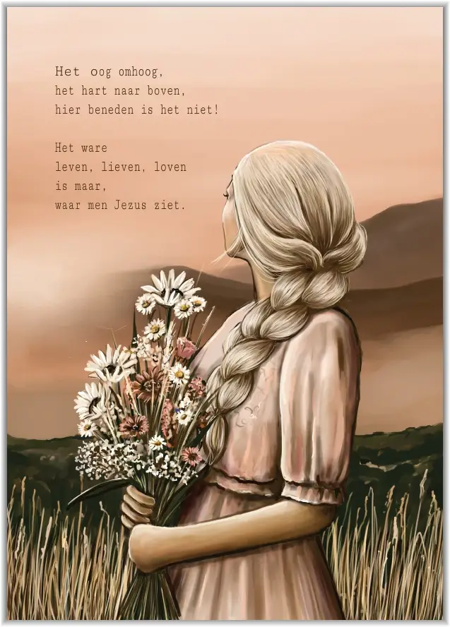 Poster A5 Het oog omhoog