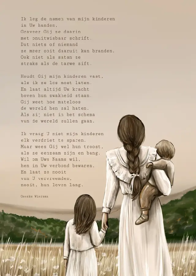 Kaartje A7 Gebed voor mijn kinderen