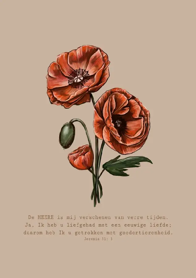 Kaartje A7 De HEERE is mij verschenen