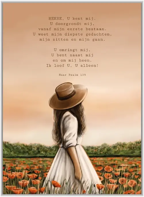 Poster A4 Hoop op God