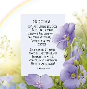 Wenskaart Jezus zegent