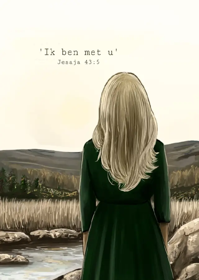 Canvas op hout Ik ben met U