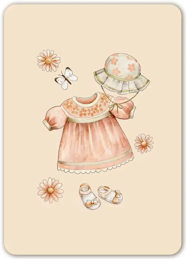 Blanco (zonder opdruk geboorte meisje)