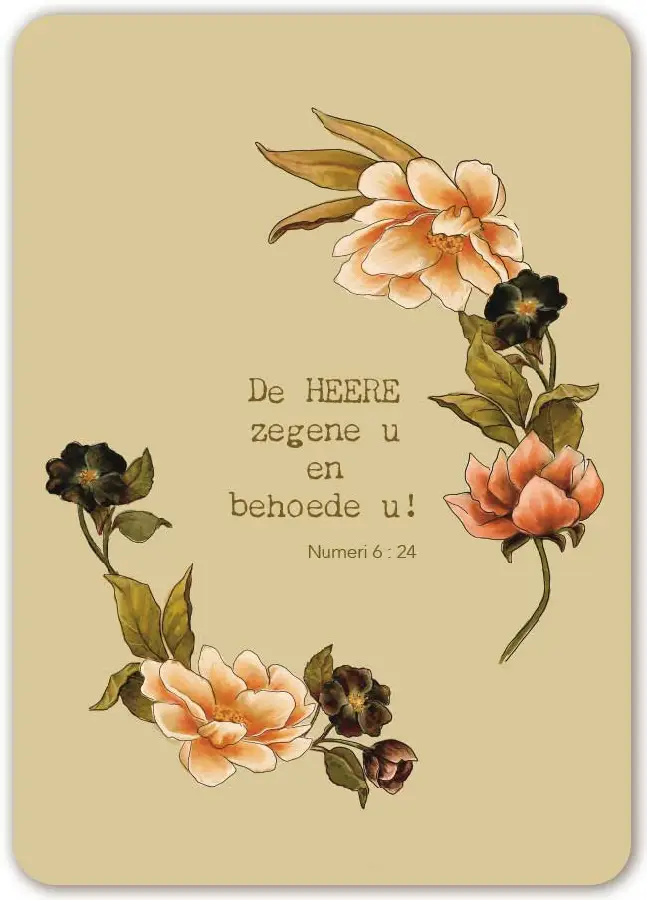 De HEERE zegene u