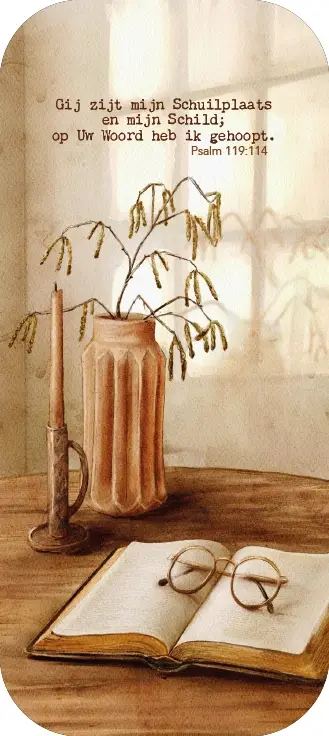 Boekenlegger Gij zijt mijn Schuilplaats