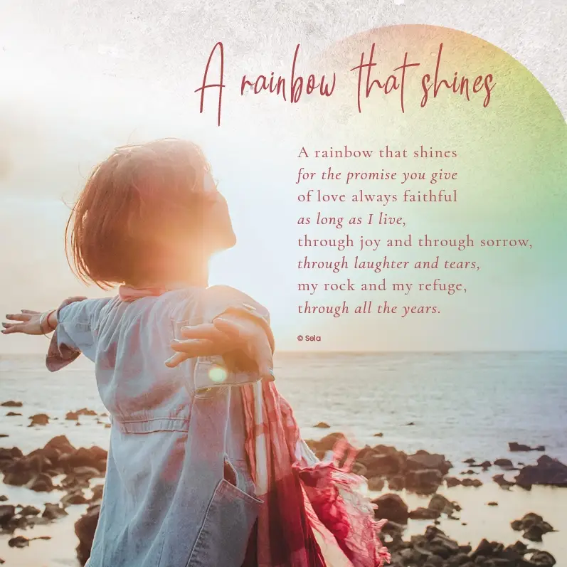 Enkele Kaart A Rainbow that shines