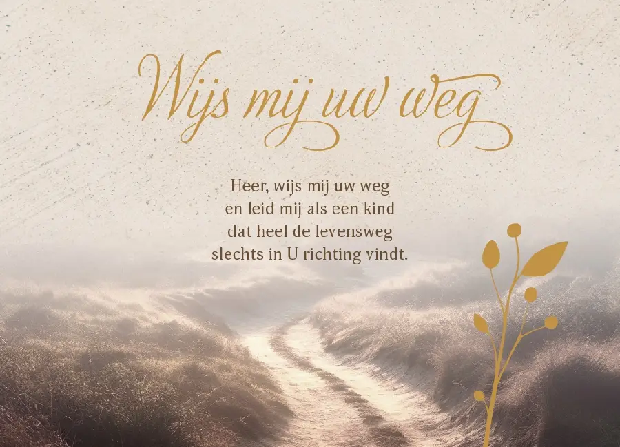 Enkele Kaart Heer, wijs mij uw weg