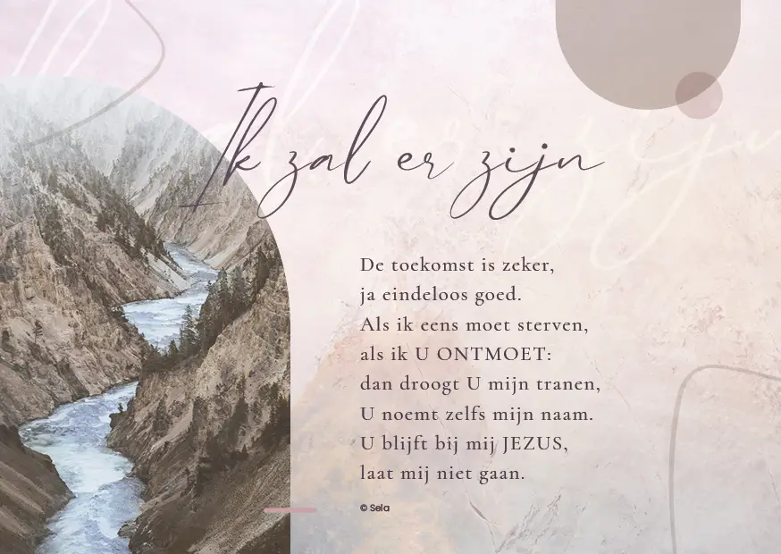 Enkele Kaart De toekomst is zeker