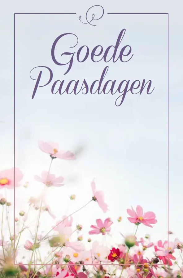 Wenskaart Goede Paasdagen