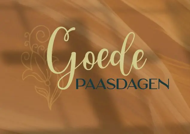 Enkele Kaart Goede Paasdagen