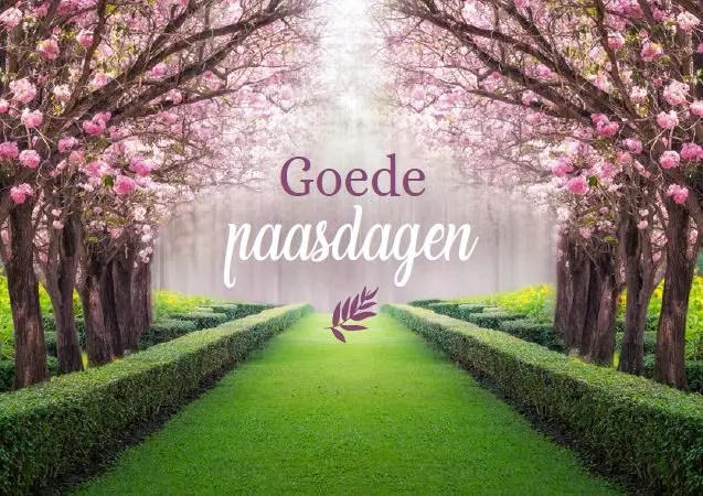 Prentbriefkaart Goede Paasdagen