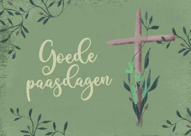 Prentbriefkaart Goede Paasdagen