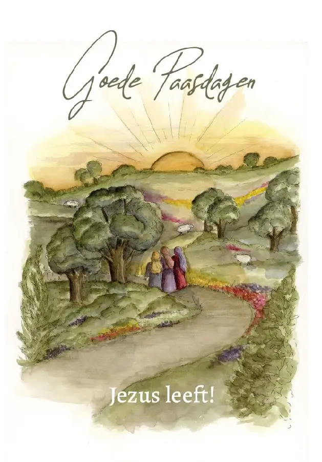 Wenskaart Goede Paasdagen