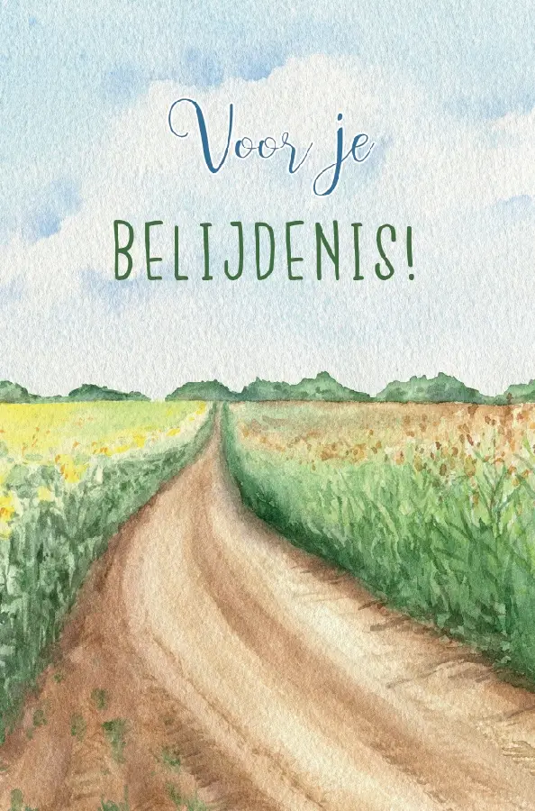 Wenskaart Voor je Belijdenis