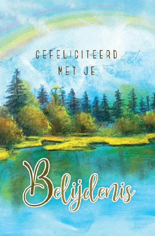 Wenskaart Gefeliciteerd je Belijdenis