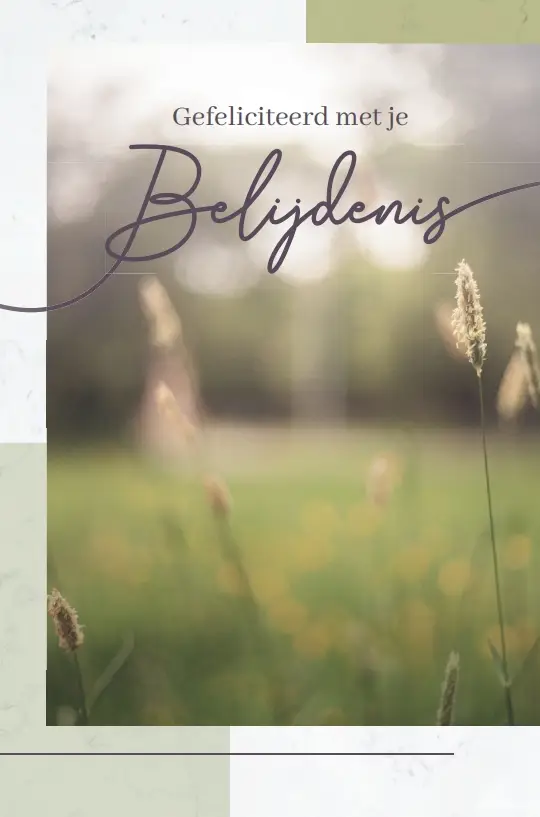 Wenskaart Gef. je Belijdenis