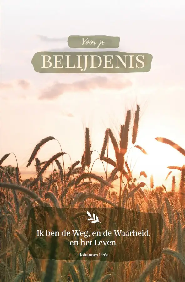 Wenskaart Voor je Belijdenis