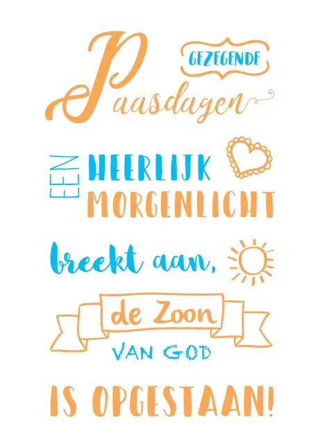 Paasdagen PBK Gezegende