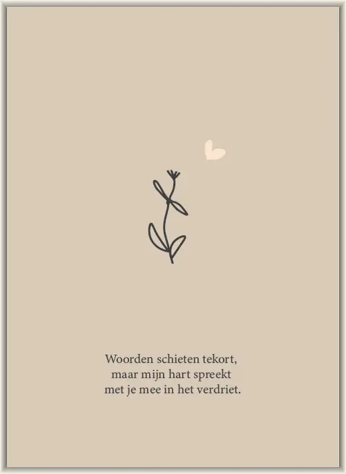 Woorden schieten tekort