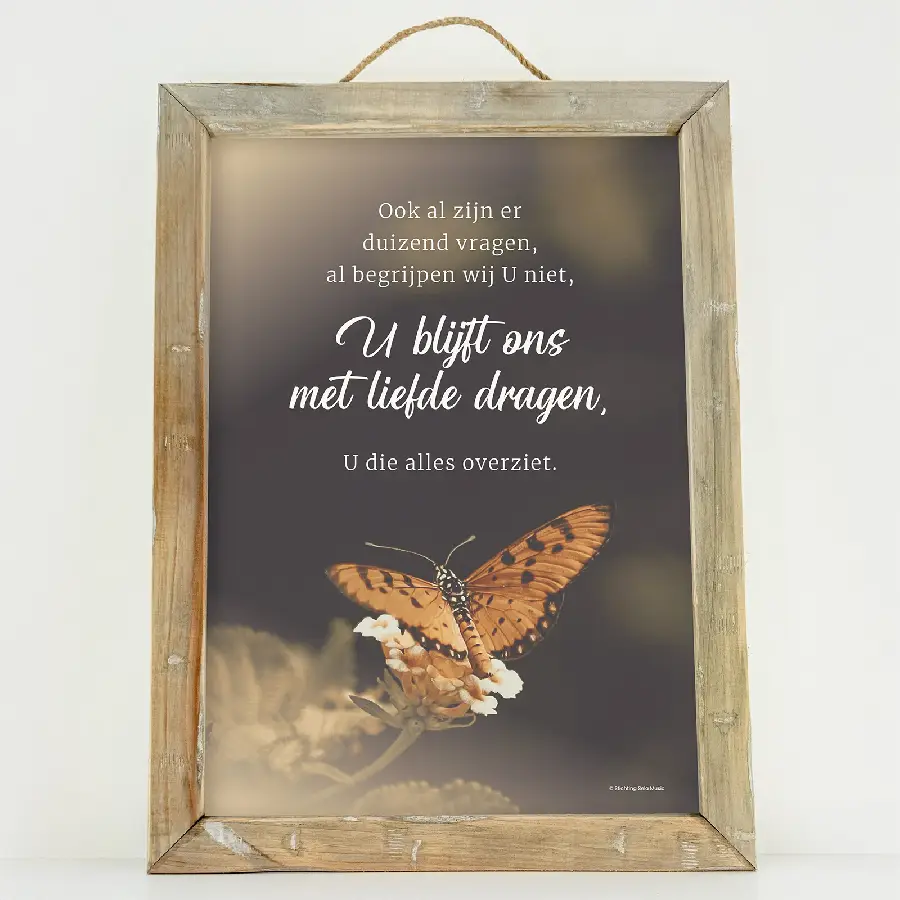 Schilderij A4 Ook al zal zijn er duizend