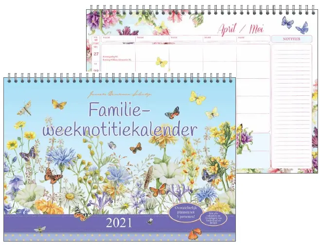 Familieweeknotitiekalender JBS