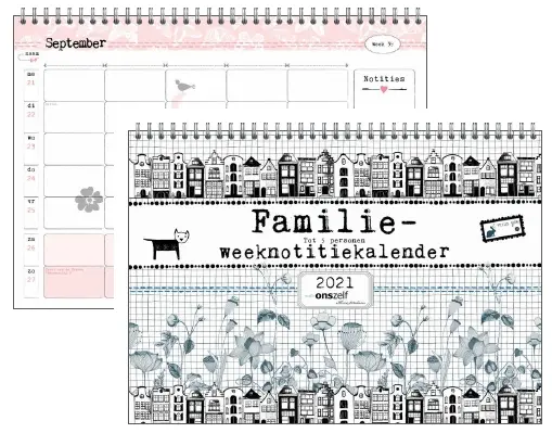 Familieweeknotitiekalender Studio