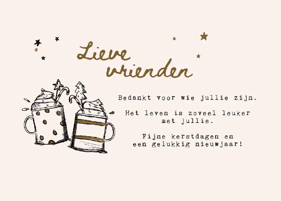 Lieve vrienden