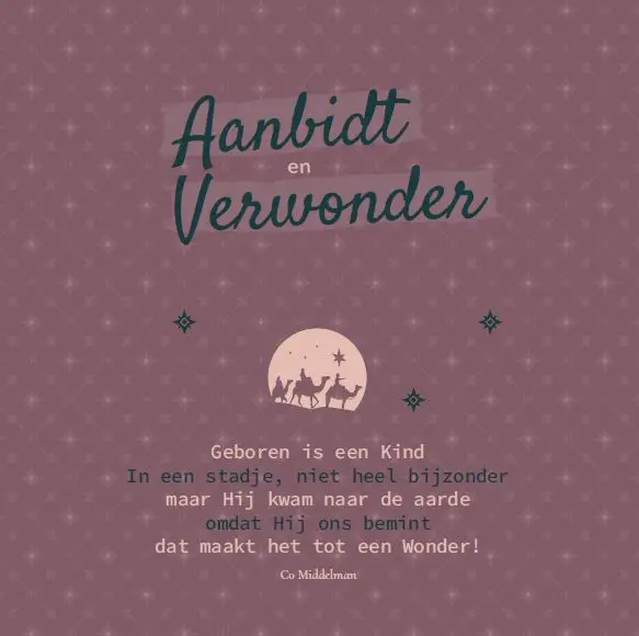 Aanbidt en verwonder