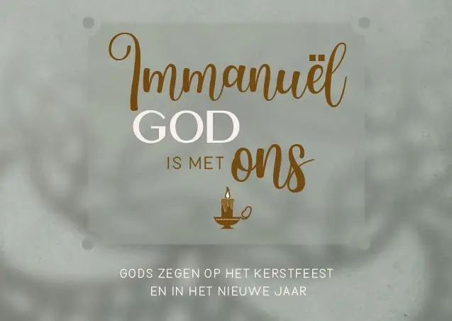 Gods zegen op het Kerstfeest