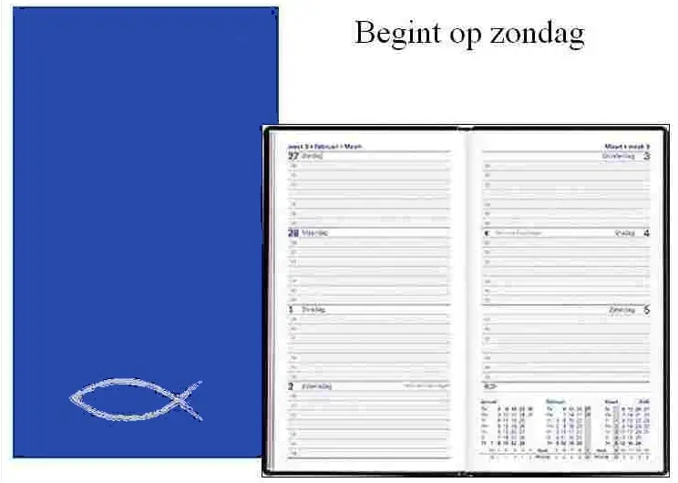 Zakagenda dik dag aan dag draagt Hij ons