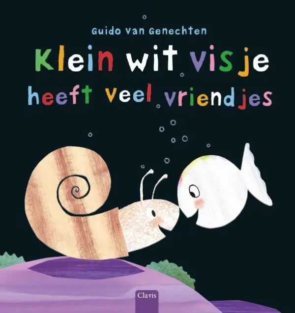 Klein wit visje heeft veel vriendjes