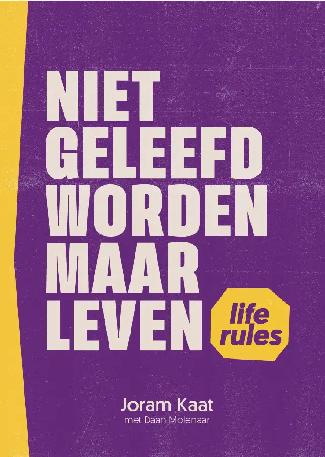 Niet geleefd worden maar leven -Handboek