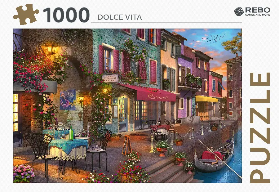 Rebo legpuzzel 1000 stukjes - Dolce Vita 