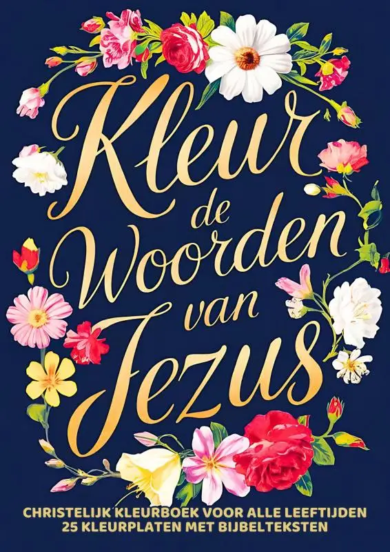 Christelijk Kleurboek voor Volwassenen, Tieners en Kids - Kleur de Woorden van Jezus