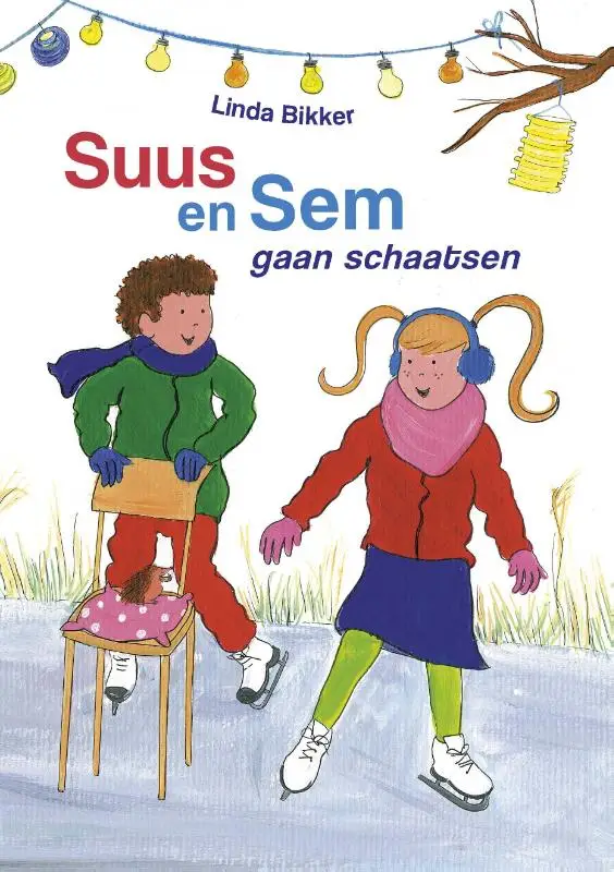 Suus en Sem gaan schaatsen