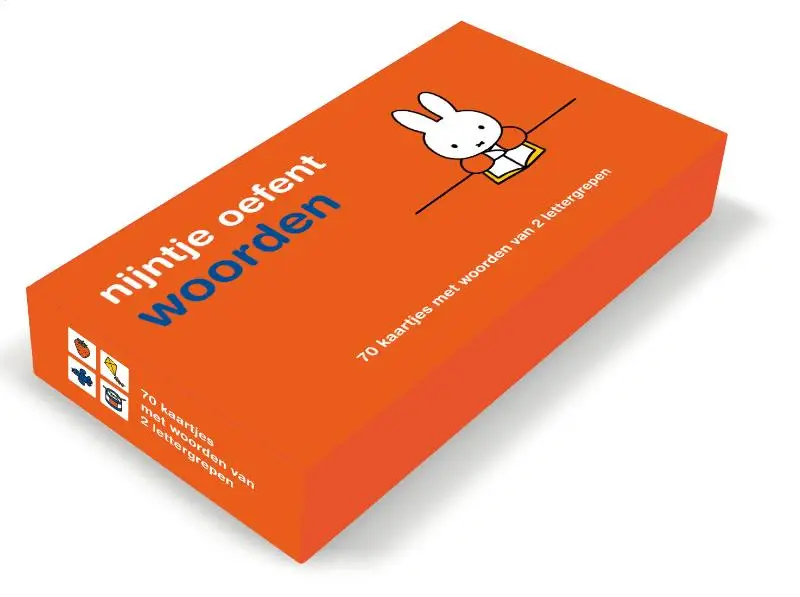 Oefenkaartjes Nijntje oefent woorden