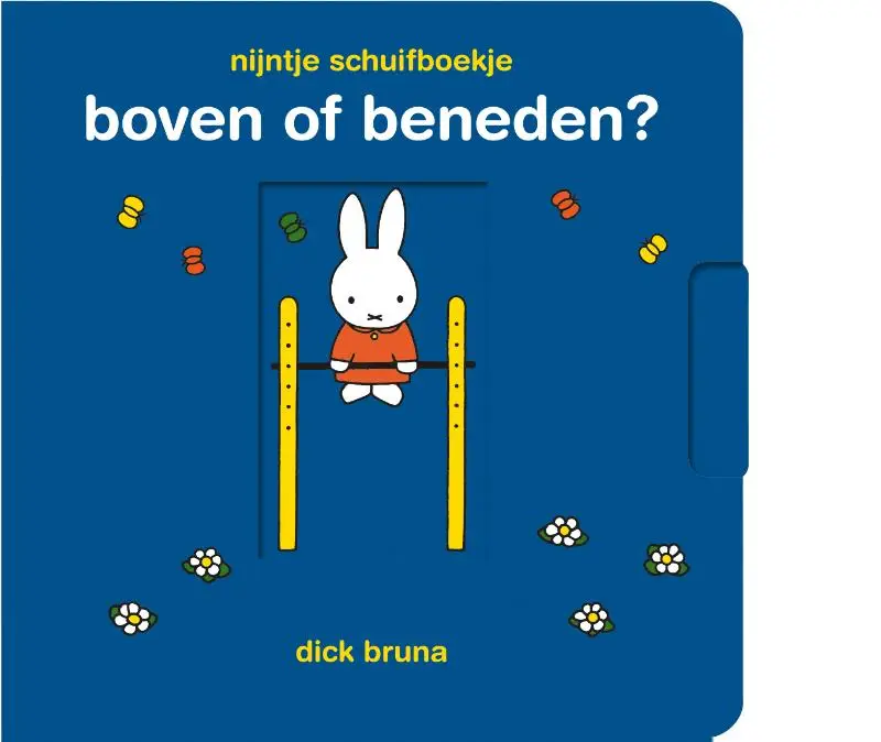 nijntje schuifboekje boven of beneden?