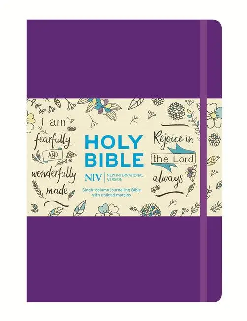 NIV journaling Bible Purple HC