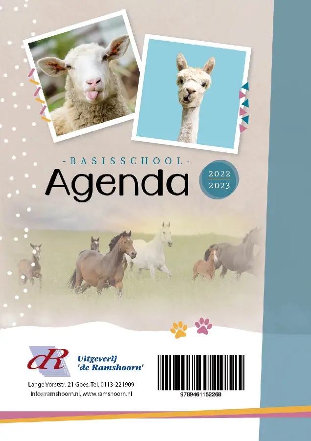 Basisschoolagenda 2022/23 hobbydieren