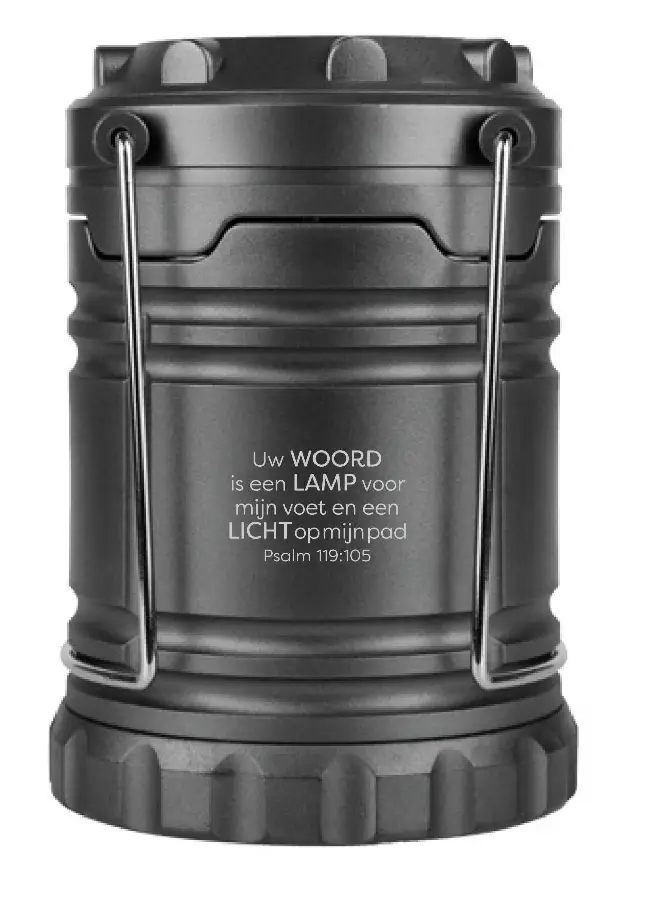 Led lantaarn Uw woord is een lamp