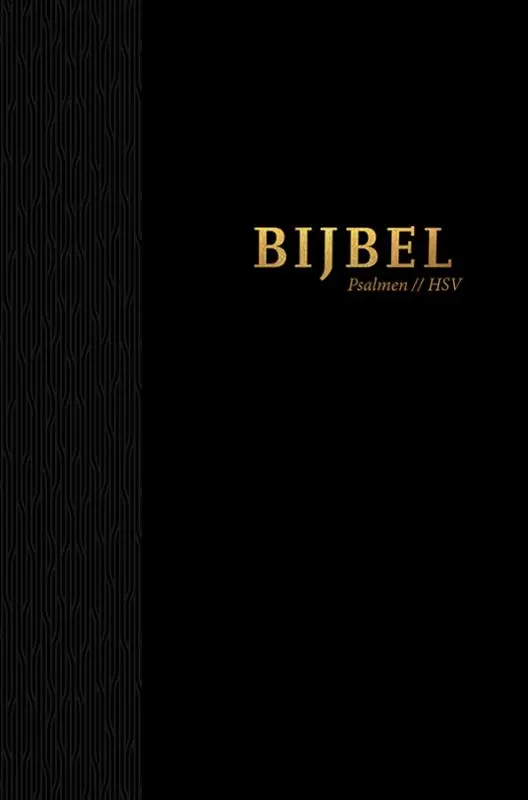 Bijbel hsv met psalmen  hardcover zwart