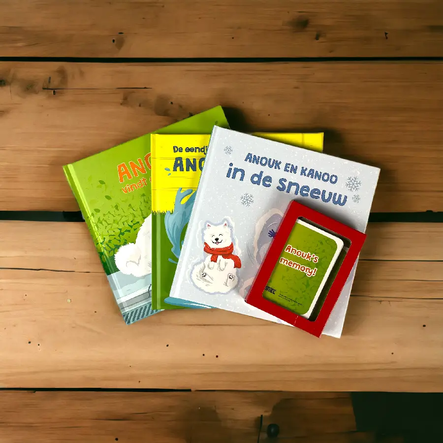 Anouk, 3 delen + gratis memoryspel