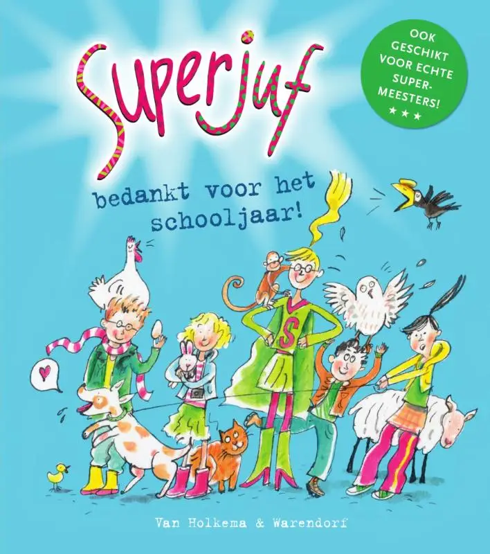 Superjuf, bedankt voor het schooljaar!