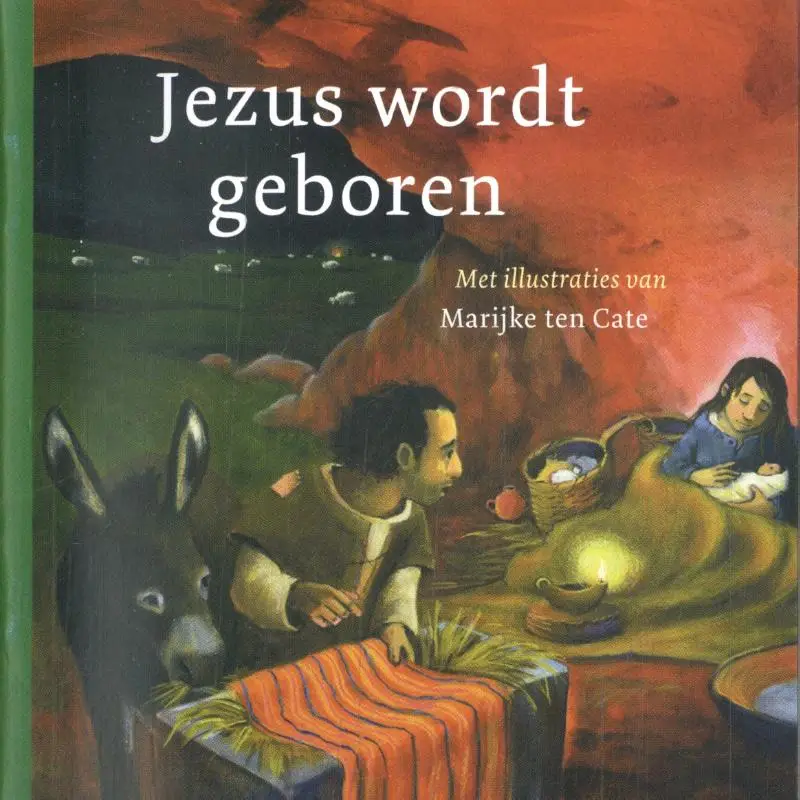 Jezus wordt geboren ned. miniboekje