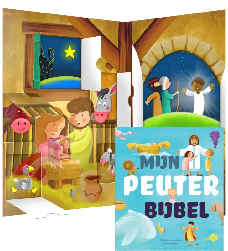 Mijn Peuterbijbel met Kerststal