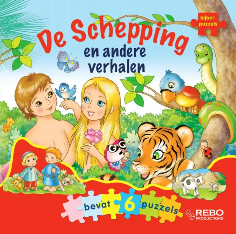 De schepping bijbelpuzzelboek