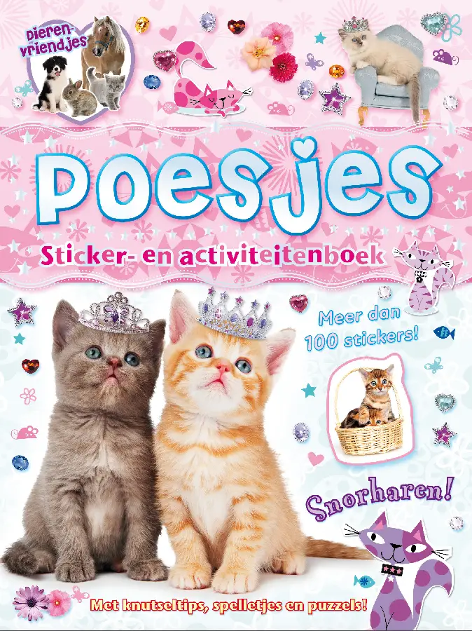 Poesjes sticker- en activiteitenboek - Dierenvriendjes